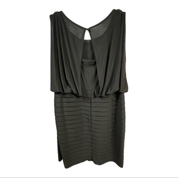 Collections Dressbarn Women’s Size 18 Black Sleeveless Cocktail Dress - Picture 4 of 4